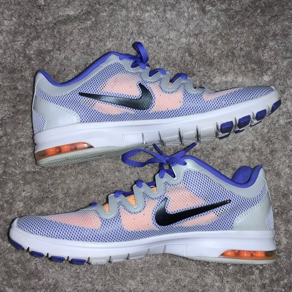 Nike | Shoes | Nike Air Max Purple Orange And White Size 5 | Poshmark